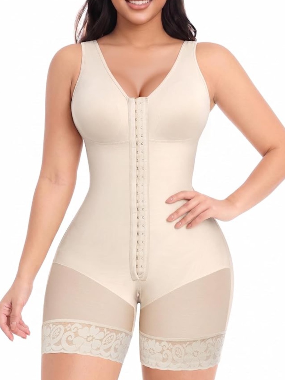 NWT YIANNA Fajas Colombianas Full Body Bodysuit Shapewear Size Medium